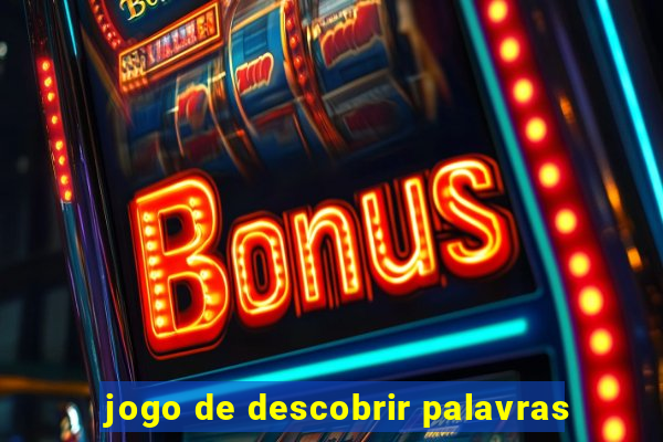 jogo de descobrir palavras